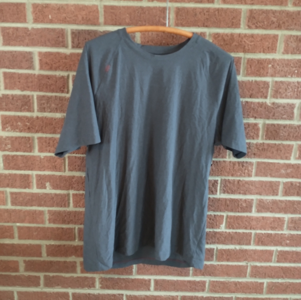 RHONE Gray Short Sleeve Tee